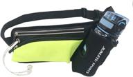 🏃 green walking waist pouch with water bottle holder - unisex fanny pack for travel, running, fishing, jogging & outdoors logo