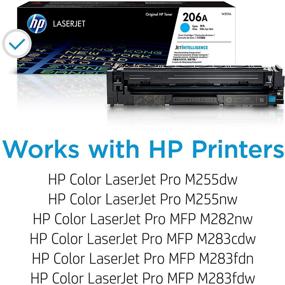 img 3 attached to 🖨️ HP 206A Cyan Toner Cartridge - W2111A