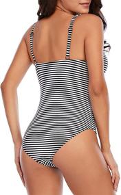 img 3 attached to 👙 Yilisha Bathing Control Slimming Swimwear: Ideal Women's Clothing for Flattering Swimsuits & Cover Ups