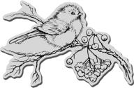 snow bird stampendous christmas cling rubber stamp logo
