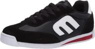 etnies lo cut skate black reflective logo