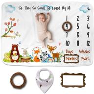 luka&lily baby monthly milestone blanket boy and beyond: capture every precious moment logo