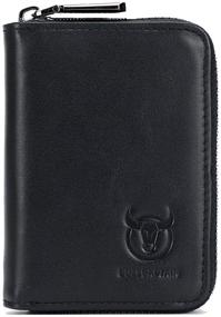 img 2 attached to Stylish Blocking Minimalist Wallets, Card Cases 💼 & Money Organizers for Genuine Business Men's Accessories