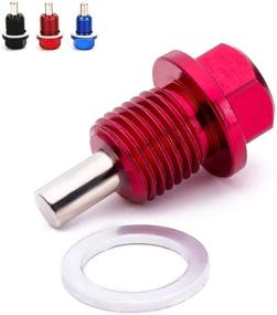 img 4 attached to Magnetic Oil Drain Plug Magnetic Sump Drain Nut Oil Drain Bolt (12X1