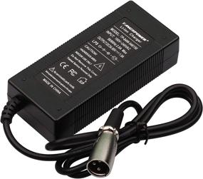 img 2 attached to ⚡ Powerful TANGSPOWER 54.6V Adapter Charger for 48V Battery Packs (10Ah, 12Ah, 15Ah, 20Ah) - DC/XLR/RCA Connector Included