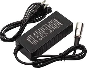 img 3 attached to ⚡ Powerful TANGSPOWER 54.6V Adapter Charger for 48V Battery Packs (10Ah, 12Ah, 15Ah, 20Ah) - DC/XLR/RCA Connector Included