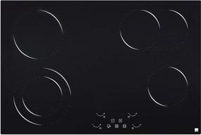 img 1 attached to 🔥 Ramblewood EC4-70: Efficient 4 Burner 30" Electric Cooktop - Powerful 7200W Performance