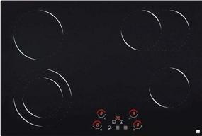 img 3 attached to 🔥 Ramblewood EC4-70: Efficient 4 Burner 30" Electric Cooktop - Powerful 7200W Performance