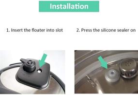 img 1 attached to 🔧 Enhanced Parts Replacement Set for Instant Pot Duo 5, 6 Quart Qt - Includes Upgraded Sealing Ring, Steam Release Valve, and Float Valve Seal