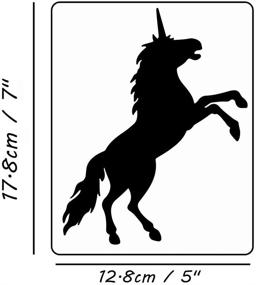 img 3 attached to 🐴 Horse Stencils - Cake & DIY Drawing Stencils for Kids - 8 Packs (7"x 5")