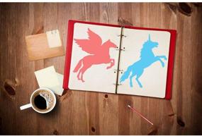 img 2 attached to 🐴 Horse Stencils - Cake & DIY Drawing Stencils for Kids - 8 Packs (7"x 5")