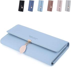 img 4 attached to Wallets Women Leather Holder Ladies Women's Handbags & Wallets and Wallets