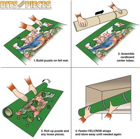 img 1 attached to 🧩 Portable Mat Store Puzzles by Bits & Pieces
