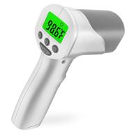 🌡️ famidoc touchless thermometer: non-contact infrared for adults, kids & babies | no touch forehead thermometer with instant results & lcd display for fever logo
