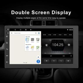 img 1 attached to 7-дюймовая двойная андроидная автомобильная стереосистема с GPS-навигацией, сенсорным экраном, Wi-Fi, Bluetooth, FM-радио, USB-портом, функцией Mirror Link и камерой заднего вида.