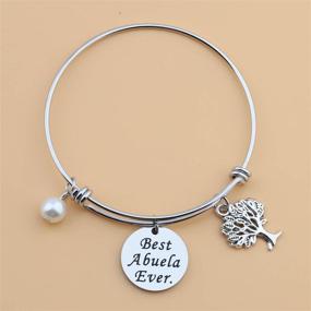 img 3 attached to 👵 LQRI Abuela Bracelet: The Perfect Gift for Your Best Abuela Ever! Granny-approved Gift for Abuela, Grandma, Nana