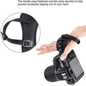 img 1 attached to 📷 JJC DSLR Camera Wrist Hand Strap Grip + Quick Release Tripod Plate for Nikon D780 D850 D810 D800 D750 D610 D600 D500 D7500 D7200 D7100 D7000 D5600 D5500 D5300 D5200 D3500 D3400 D3300 D6 D5 D4S D4