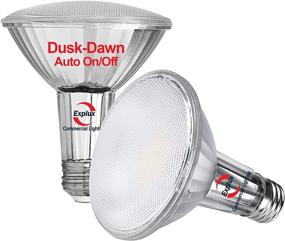 img 4 attached to 🌅 Dusk-To-Dawn LED PAR30 Flood Light Bulbs by Explux