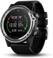 🌊 renewed garmin descent mk1: dive computer + gps, fitness features | silver/black watch-sized device логотип