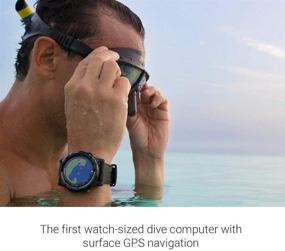 img 2 attached to 🌊 Renewed Garmin Descent Mk1: Dive Computer + GPS, Fitness Features | Silver/Black Watch-sized Device