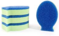 🧽 dishfish dual scrubber sponge: multi-purpose cleaning solution (4 pack) logo