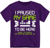 🎮 playful gamer boys' youth shirt: trendy tops, tees & shirts for funny, fun-loving gamers logo