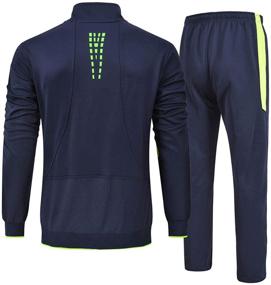 img 3 attached to Rdruko Sports Tracksuit Running Activewear Men's Clothing and Active