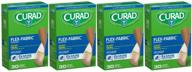 💉 curad flex-fabric bandages, 3/4 x 3 inches, 30 count (pack of 4) - best deal! логотип