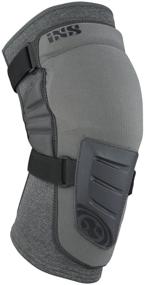 img 3 attached to Large Grey IXS Unisex Trigger Knee Guard with Breathable Moisture-Wicking Padding for Enhanced Protection