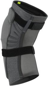 img 2 attached to Large Grey IXS Unisex Trigger Knee Guard with Breathable Moisture-Wicking Padding for Enhanced Protection