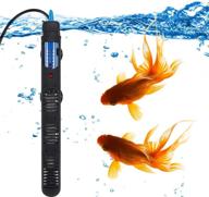 🐠 aquarium heater submersible auto thermostat fish tank water heater with adjustable temperature, suction cups, and protective case by mylivell logo