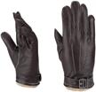 genuine leather driving gloves lining logo