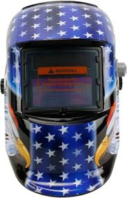 img 3 attached to 🔆 Geelife Solar Powered Welding Helmet: Auto Darkening Hood with Adjustable Shade Range 4/9-13 for Mig Tig Arc Welder Mask (Blue Eagle) - Cutting-Edge Solar Technology for Enhanced Welding Performance