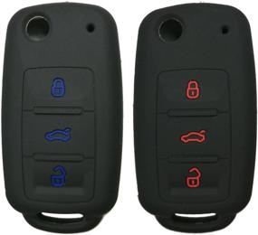 img 4 attached to Coolbestda Silicone Protector Keyless Volkswagen