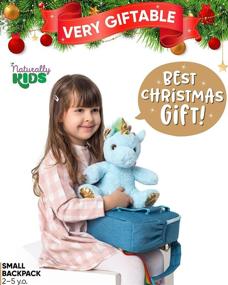 img 3 attached to 🦄 Adorable Small Unicorn Backpacks for Kids - Naturally KIDS Backpack Collection