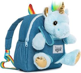 img 1 attached to 🦄 Adorable Small Unicorn Backpacks for Kids - Naturally KIDS Backpack Collection