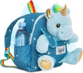 img 4 attached to 🦄 Adorable Small Unicorn Backpacks for Kids - Naturally KIDS Backpack Collection