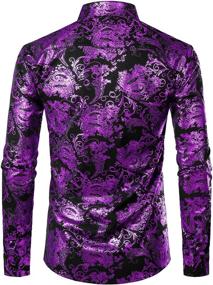 img 3 attached to 👔 Exquisite ZEROYAA Luxury Paisley Printed Stylish: Elevate Your Fashion Game!