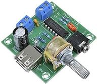 enhanced audio experience: pm2038 2x5w stereo amplifier board with adjustable volume, powered by 5v usb supply logo