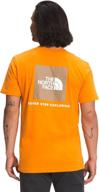 men's clothing and t-shirts & tanks: north face mens medium heather collection logo