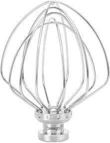 img 3 attached to 🧺 Aikeec Stainless Steel Wire Whip Replacement - Compatible with KitchenAid K45WW, K45 K45SS KSM75 KSM90 KSM95 KSM100 KSM103 KSM110 KSM150 Stand Mixers