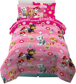 img 4 attached to 🐾 Franco Kids Bedding Super Soft Comforter and Sheet Set with Sham, 5 Piece Twin Size, Paw Patrol Girls - Cozy bedtime essentials for Paw Patrol fans!