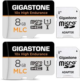 img 4 attached to 📷 Gigastone 8GB 2-Pack MLC Micro SD карта - Высокая стойкость для записи видео в формате Full HD, совместима с камерами безопасности, видеорегистраторами, системами видеонаблюдения - 85МБ/с, U1 C10 Micro SD MLC (MLC 8GB 2-Pack)