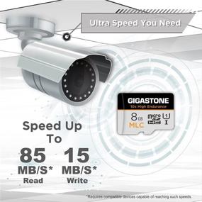 img 3 attached to 📷 Gigastone 8GB 2-Pack MLC Micro SD карта - Высокая стойкость для записи видео в формате Full HD, совместима с камерами безопасности, видеорегистраторами, системами видеонаблюдения - 85МБ/с, U1 C10 Micro SD MLC (MLC 8GB 2-Pack)