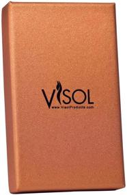 img 1 attached to 🔥 Visol Piccolo Wind-Resistant Torch Flame Lighter with Leather and Brushed Chrome Design