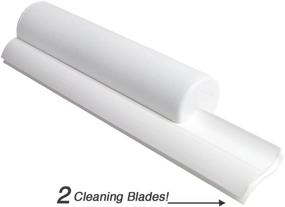 img 3 attached to White Cleret Classic Dual 🛁 Blade Bath Squeegee for Optimal Performance