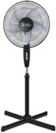 healsmart oscillating 16-inch stand fan: ideal for indoor use in homes, offices, and dorms – 3 adjustable speeds, black, 1-pack logo