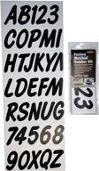 🚤 factory matched 3-inch boat & pwc registration number kit - series 400 solid black by hardline products logo