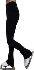 img 4 attached to 🩳 UGSP1 UniqGarb Polartec Warm Fleece Ice Skating Leggings for Women and Girls