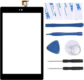 img 4 attached to ALVAR Replacement 8'' Inch Digitizer Touch Screen Panel Glass for Amazon Kindle Fire HD8 7th Gen 2017 Release SX034QT - Includes Screwdriver Tool and Adhesive